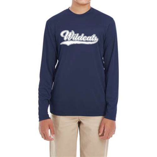 UltraClub: Youth Cool & Dry Performance Long Sleeve Top
