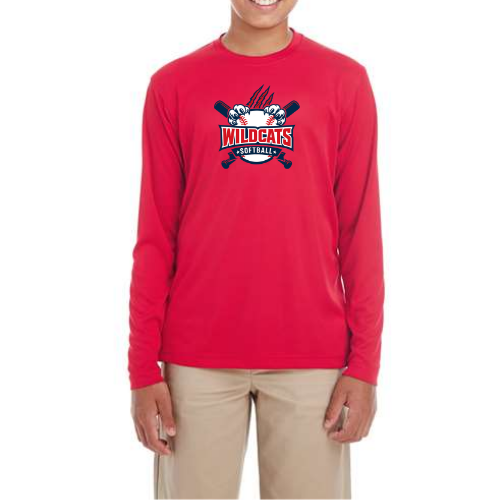 UltraClub: Youth Cool & Dry Performance Long Sleeve Top