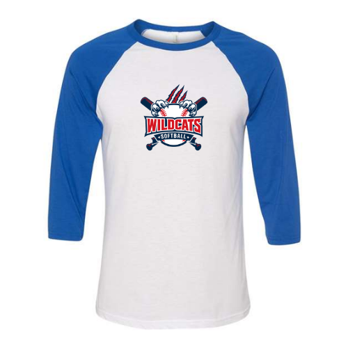 Bella + Canva Unisex Triblend Three-Quarter Raglan Baseball T-Shirt