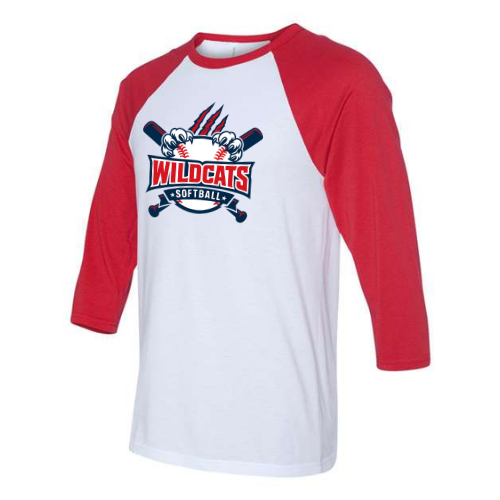 Bella + Canva Unisex Triblend Three-Quarter Raglan Baseball T-Shirt