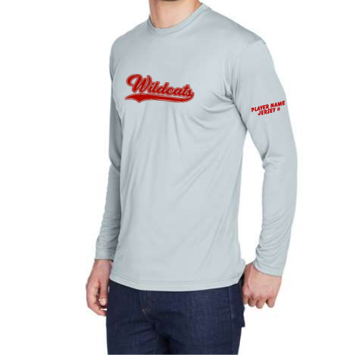 UltraClub: Men's Cool & Dry Sport Long Sleeve Performance Shirt