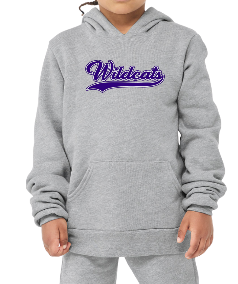 Bella + Canva Youth Sponge Fleece Hoodie Sweatshirt